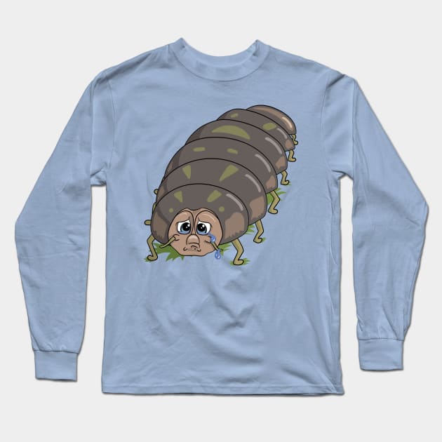 Sad Roly Poly Long Sleeve T-Shirt by Character Alley